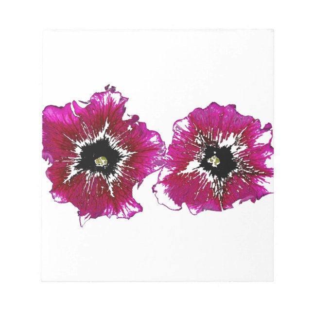 Summer Petunias Notepad (Front)