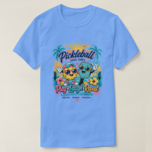 Summer Pickleball Paradise – Play • Laugh • Repeat T-Shirt