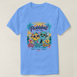 Summer Pickleball Paradise – Play • Laugh • Repeat T-Shirt