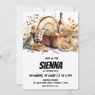 Summer Picnic European style Invitation
