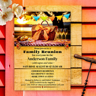 Summer Picnic Family Reunion Party Invitation