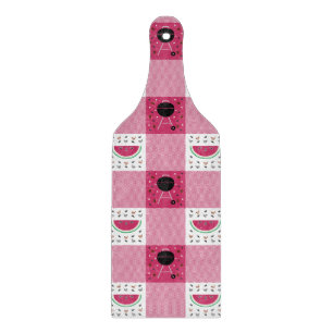 Summer Picnic Glass Cutting Board