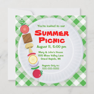 Summer Picnic Invitation