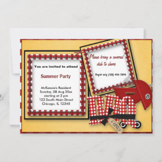 Summer Picnic Invitation