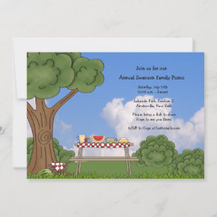 Summer Picnic Invitation