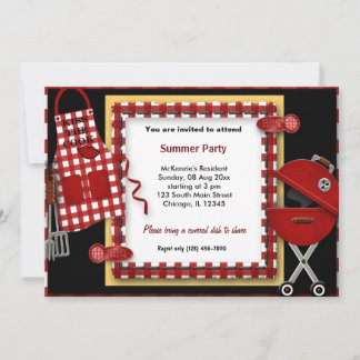 Summer Picnic Invitation