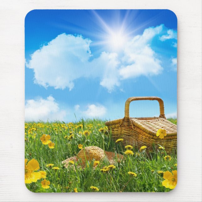 Summer Picnic Mouse Mat (Front)