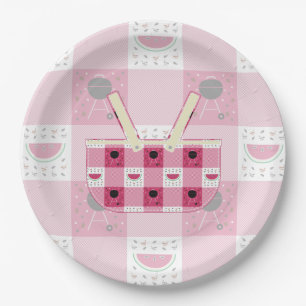 Summer Picnic Paper Plate
