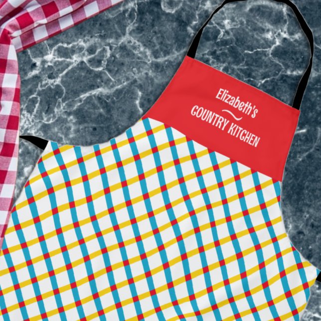 Summer Picnic Plaid Apron (Creator Uploaded)