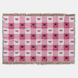 Summer Picnic Throw Blanket