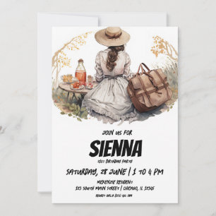 Summer Picnic victorian style Invitation