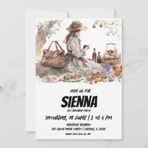Summer Picnic victorian style Invitation