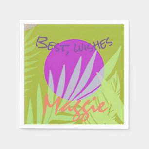 Summer Picnics, Vacation and Birthdays Napkin