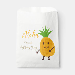 Summer Pineapple Tropical Aloha Birthday Party Favour Bags