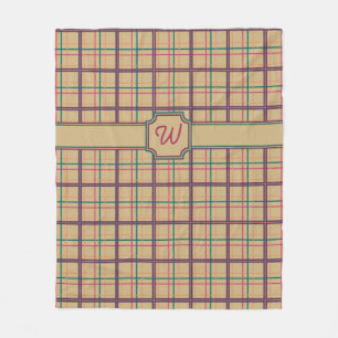 Summer Plaid Fleece Blanket