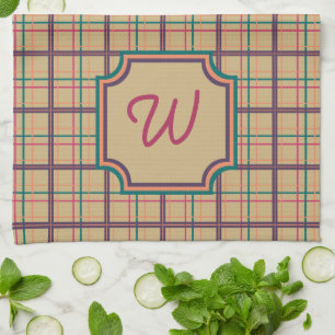 Summer Plaid Kitchen Towel