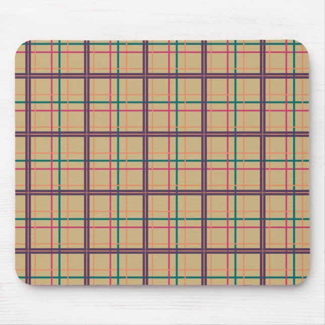 Summer Plaid Mousepad (Front)