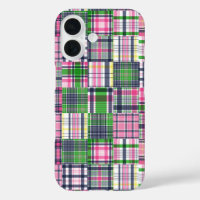 Summer Plaid Pink Madras Patchwork