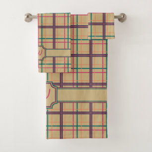 Summer Plaid Towel Set