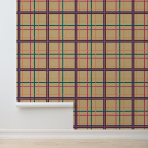 Summer Plaid Wallpaper