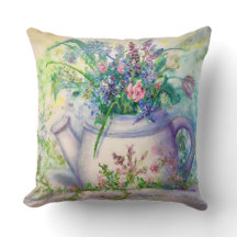 "Summer Pleasures" 20" x 20" Pillow by BeeJaySAGE