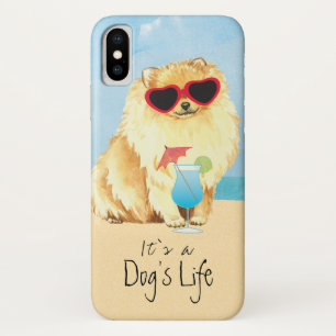 Summer Pomeranian iPhone X Case