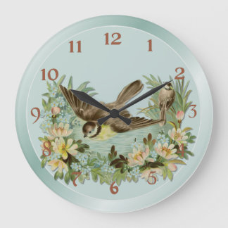 Summer Pond Large Clock
