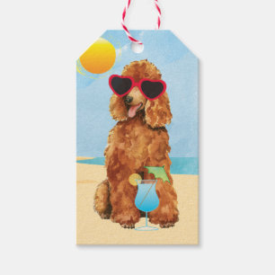 Summer Poodle Gift Tags
