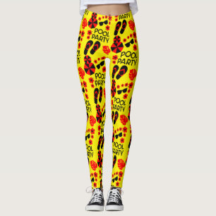 Summer Pool Parties Leggings
