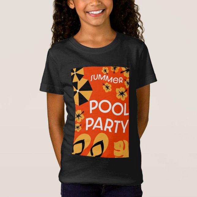 Summer Pool Parties T-Shirt (Front)