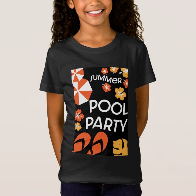 Summer Pool Parties T-Shirt (Front)