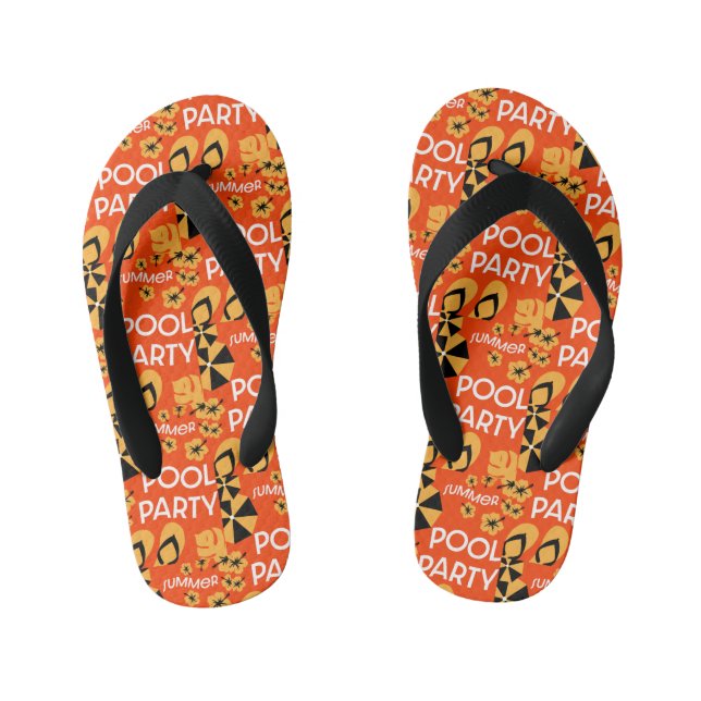 Summer Pool Parties Thongs (Footbed)