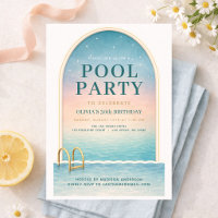 Summer Pool Party 30th Birthday