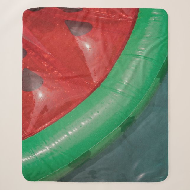 Summer pool sherpa blanket (Front)