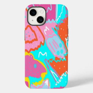 Summer Poolside Vibes Abstract Art Case-Mate iPhone 14 Case