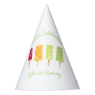 Summer Popsicle Birthday Party Party Hat