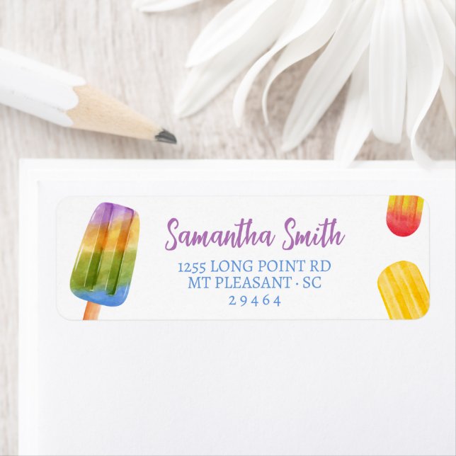 Summer Popsicle Books for Baby Shower  (Insitu)