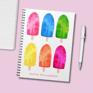 Summer Popsicle Ice Lolly Notebook