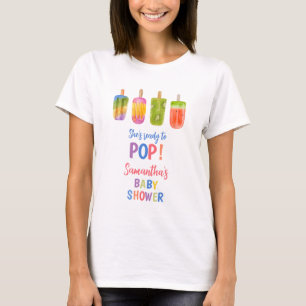 Summer Popsicle Mummy to be baby shower T-Shirt