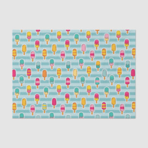 Summer Popsicle Pattern Decoupage Tissue Paper