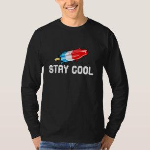 Summer Popsicle Stay Cool Bomb Retro 80s Pop 1 T-Shirt