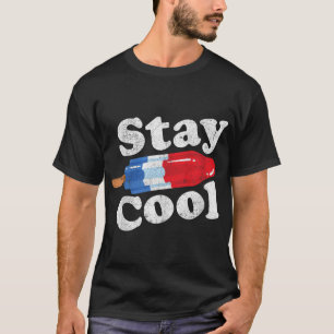 Summer Popsicle Stay Cool Funny Bomb Retro 80s Pop T-Shirt