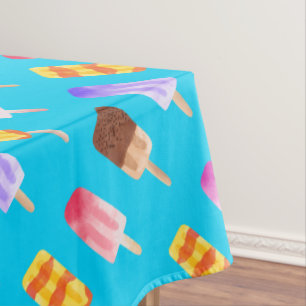Summer popsicles tablecloth