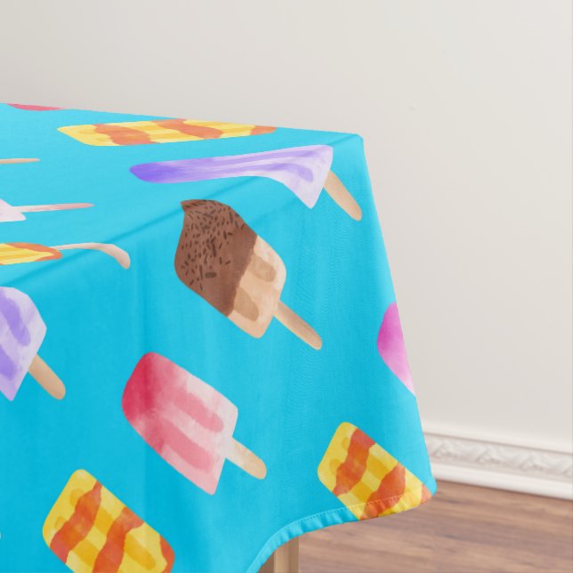 Summer popsicles tablecloth (In Situ)