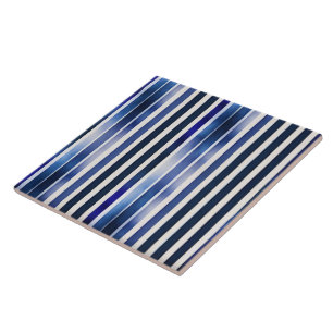 Summer Popular Navy Blue Boat Stripes Collection Tile