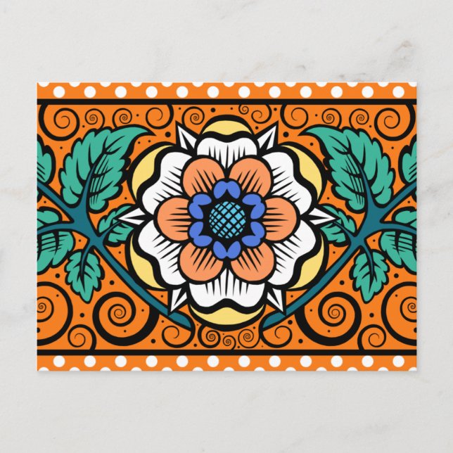 Summer Primrose in Orange - Postcard (Front)