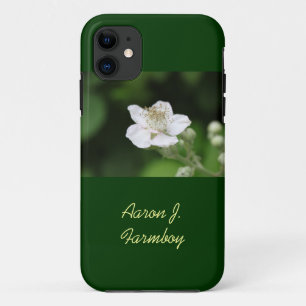 Summer raspberry flower green iPhone 5 case. 11 Case