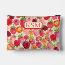 Summer Raspberry Watercolor Coquette