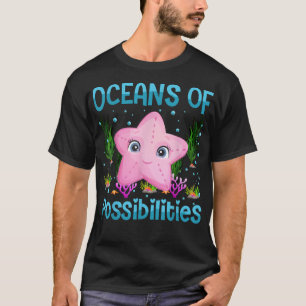 Summer Reading 2022 Oceans of Possibilities Cute S T-Shirt