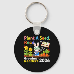 Summer Reading 2026 Plant A Seed Read Growing Key Ring